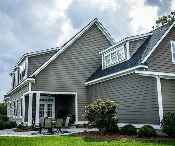 New home exterior