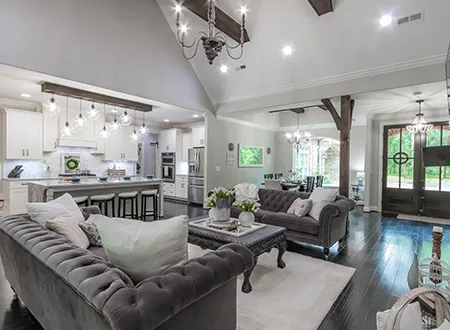 High-End Whole Home Remodel open concept first floor
