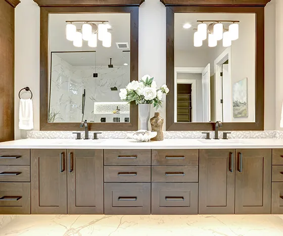 Double sink vanity