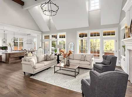 Remodeled first floor with open concept layout